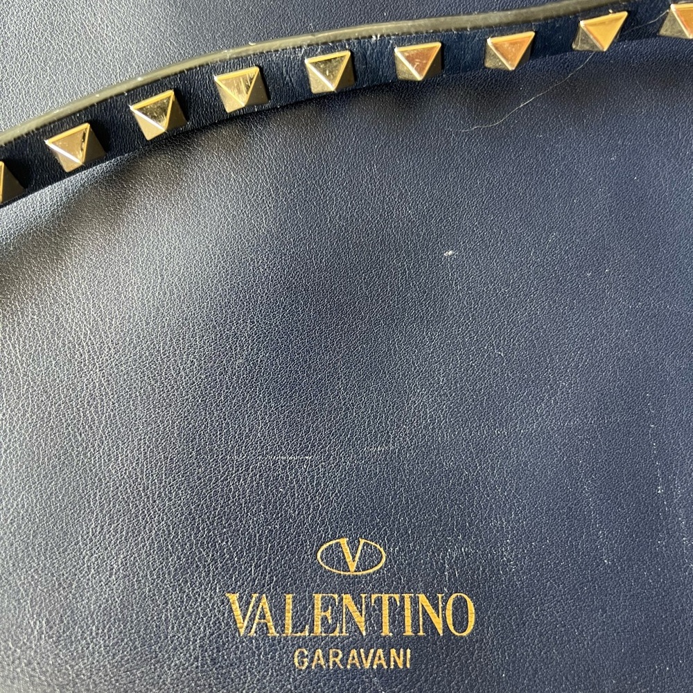 Valentino Women's Blue Studded Bag - Picture 2 of 12